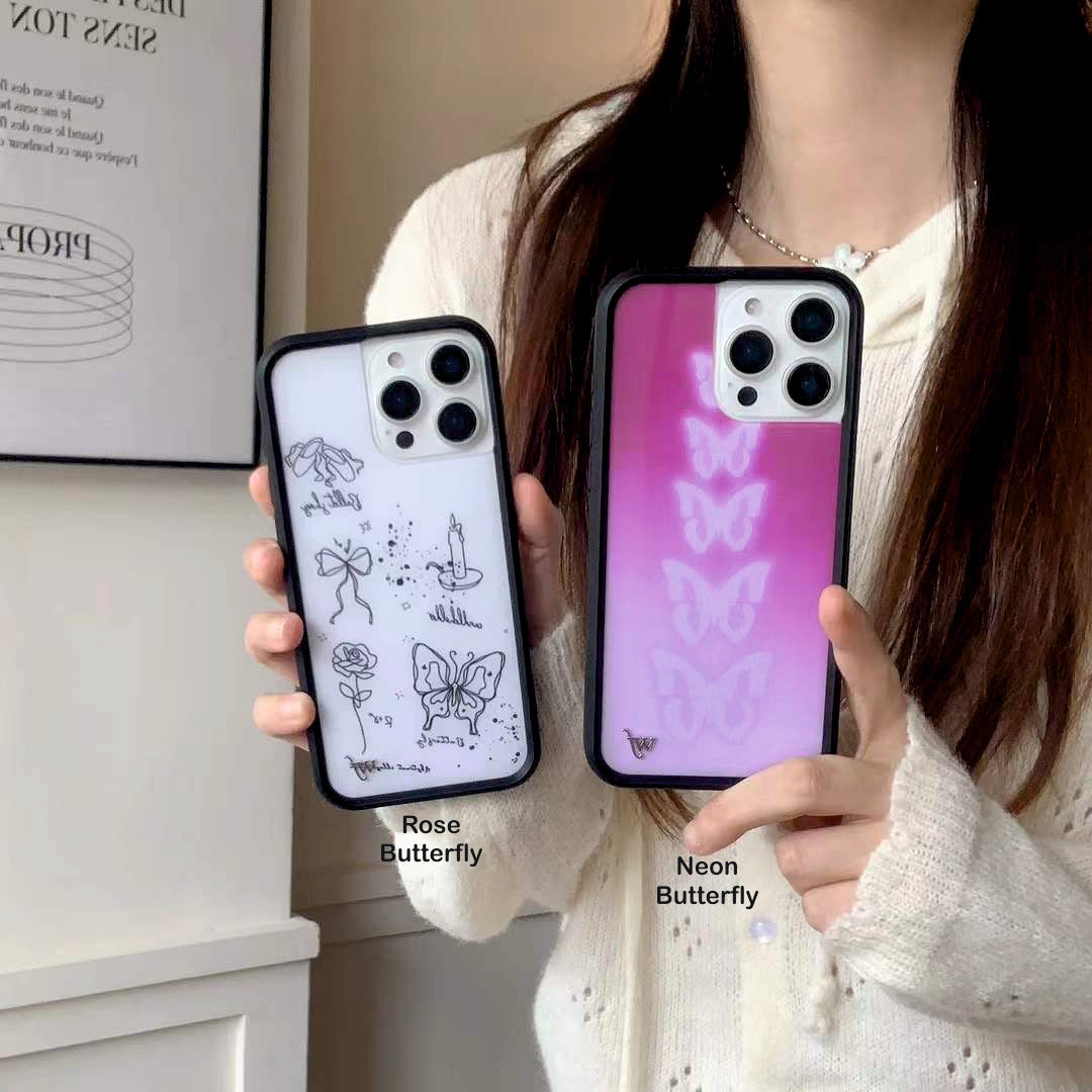 wf Abstract Pattern Silicon Designer iPhone Case