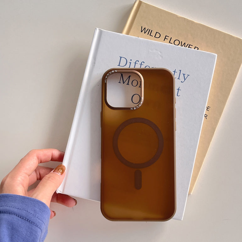 Camera Protection Solid Color Frosted Silicon Case for iPhone