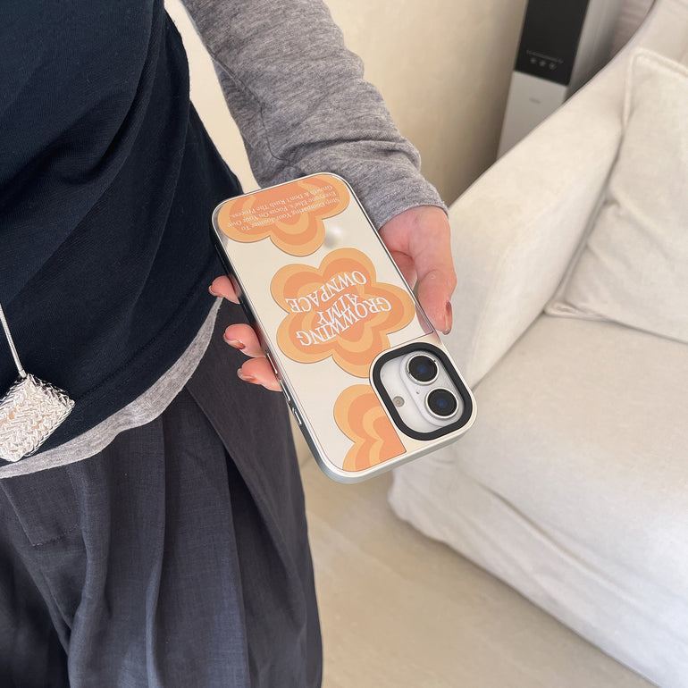 Growing Glowing Designer Silicon Mirror Case for iPhone