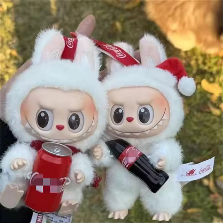 Labubu Coke 3rd Generation Heart-beating Macaron Coke Series Vinyl Blind Box Plush Toy Trendy Toy Figure Blind Box