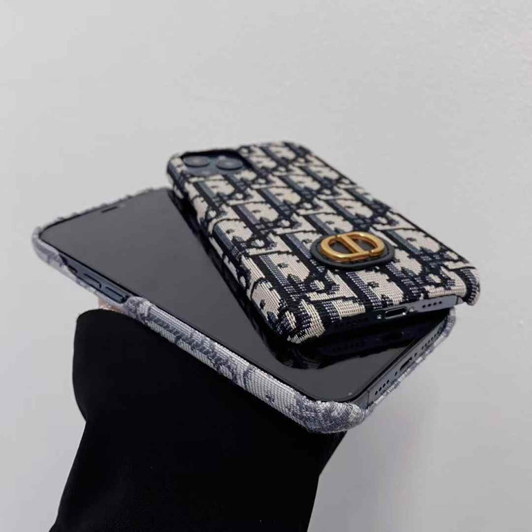 Luxury Branded Leather Case For iPhone