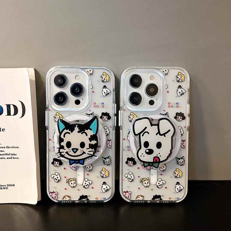 Cute Cartoon Magsafe iPhone Case With Magafe Holder