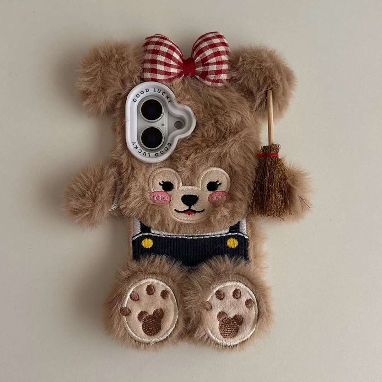 Baby Bear Plush Silicon Case for iPhone