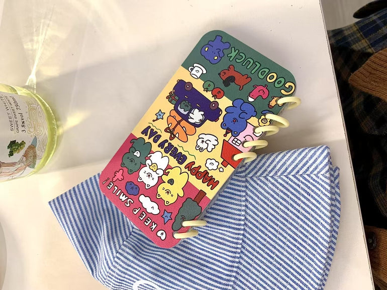 Happy Every Day ! Diary Flip Case For iPhone