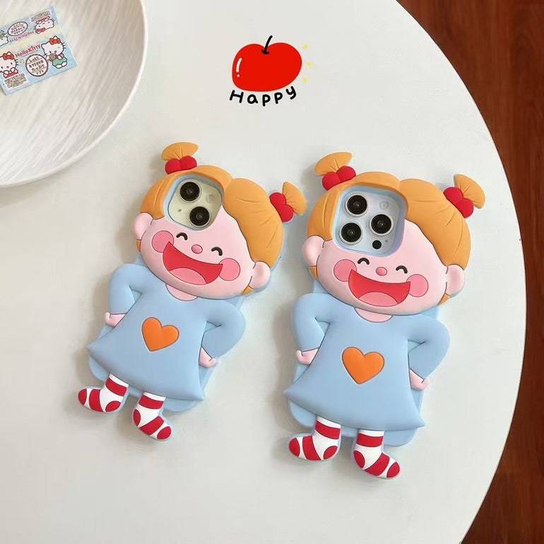 Cute Joker 3D Silicon Case for iPhone