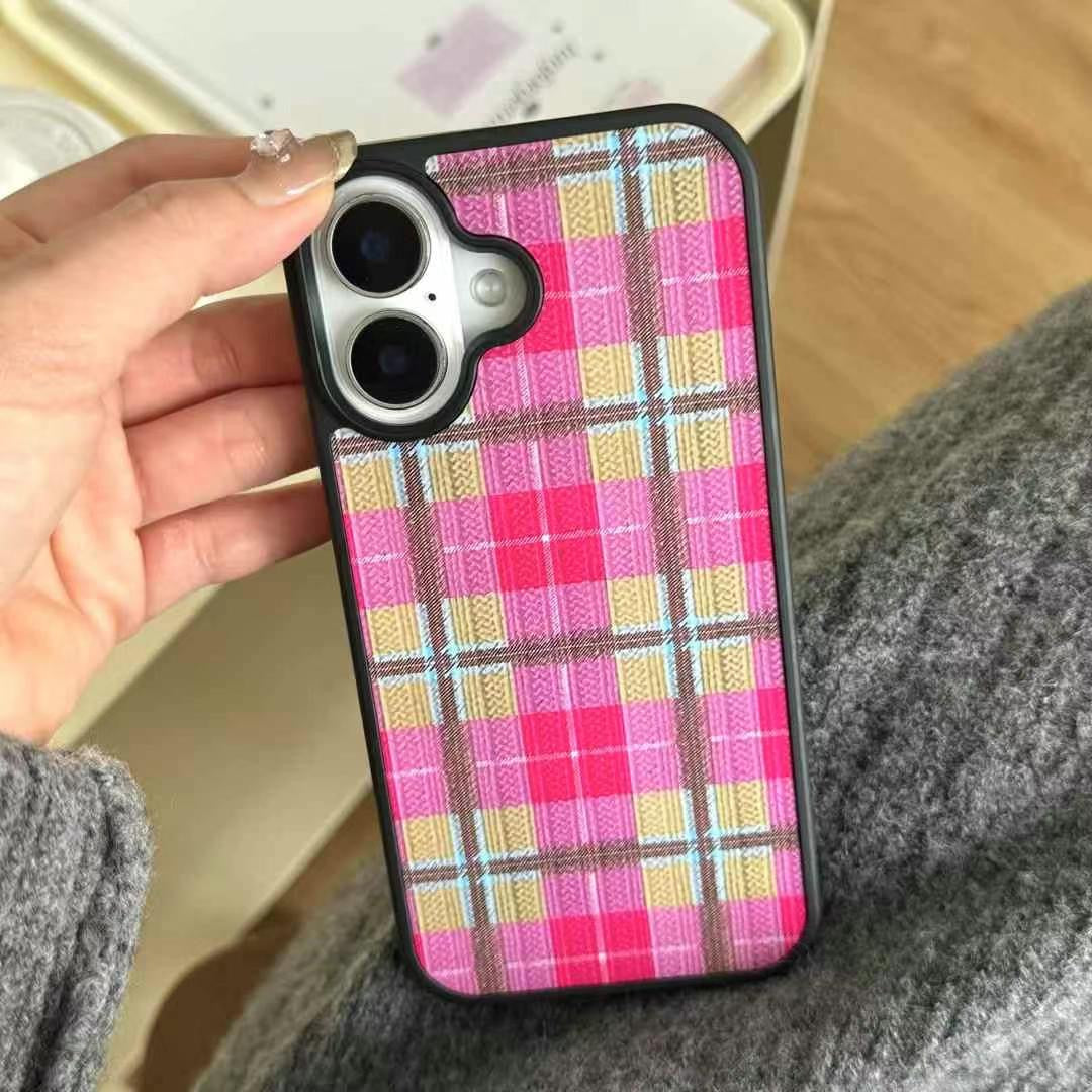 Red Check Phone Case For iPhone