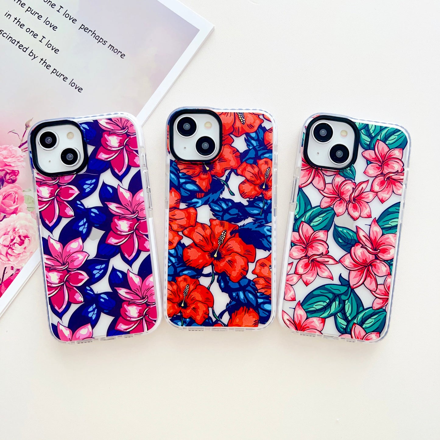 Floral Abstract Designer Impact Proof Case for iPhone