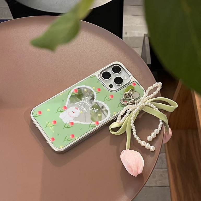 Heart Shape Mirror Case For iPhone