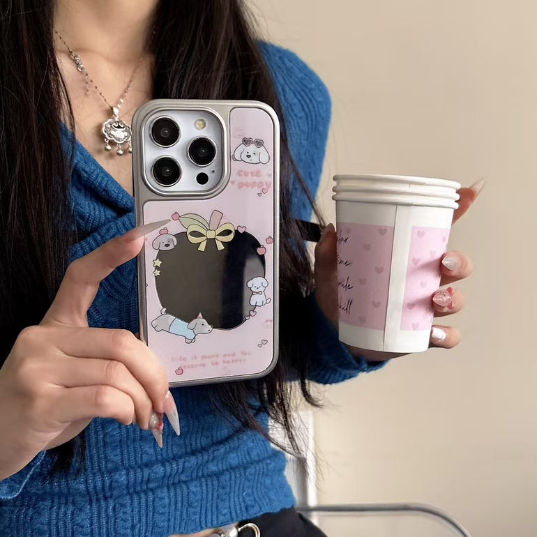 Cute Mirror Designer Case For iPhone