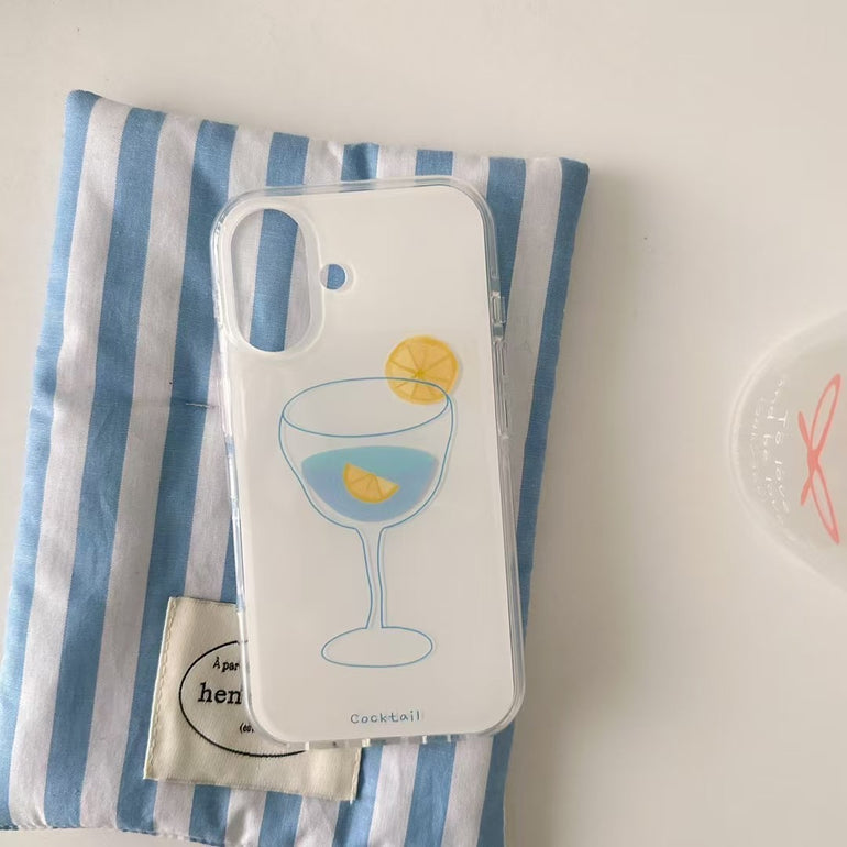 Cocktail Designer Silicon Case For iPhone