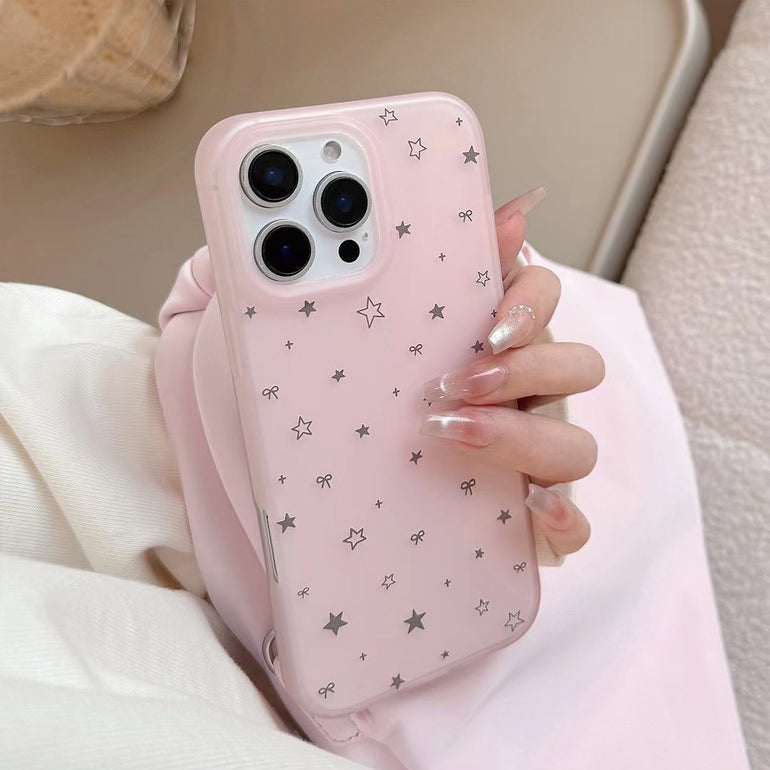 Star Bows Silicon Case For iPhone