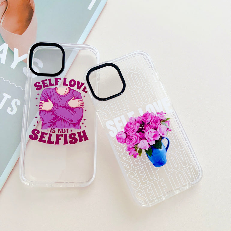 Self Love Is Not Selfish Designer Impact Proof Case for iPhone