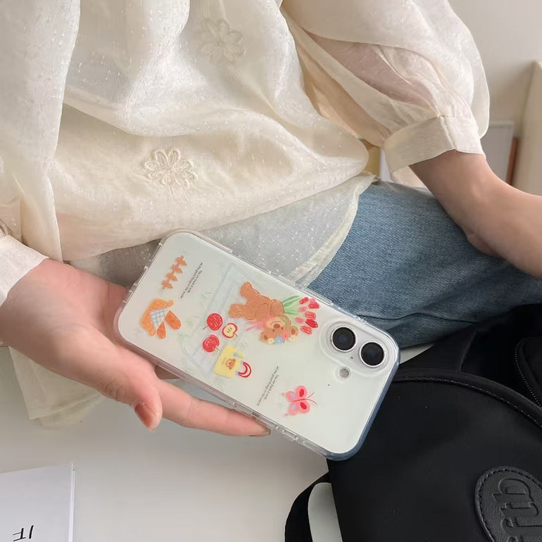 Good Things ! Silicon Case For iPhone With Charm