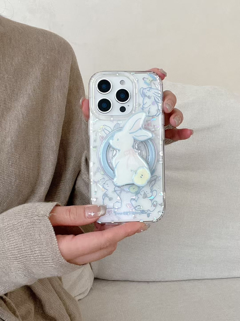 Rabbit Designer Magsafe iPhone Case With Magsafe Holder