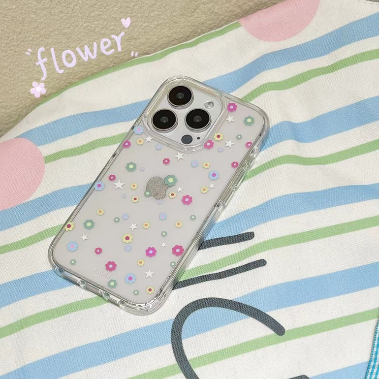 Aesthetic Flowers Silicon Case For iPhone