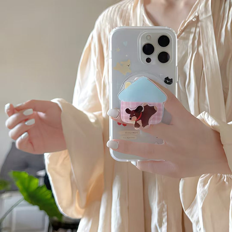 Lucky Dog Silicon Magsafe Case For iPhone With Magsafe Holder