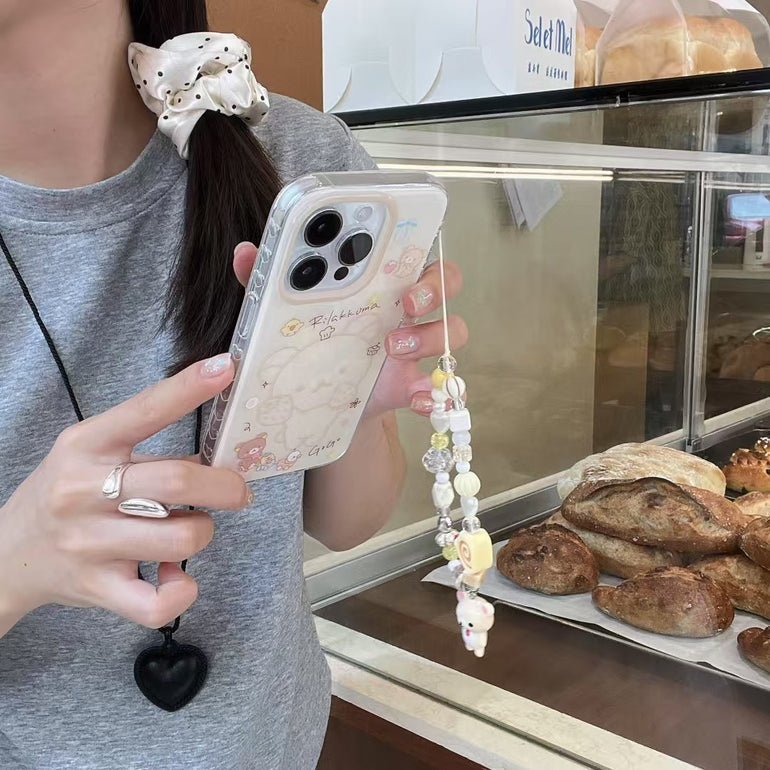 GoGo Designer Silicon Case For iPhone With Charm