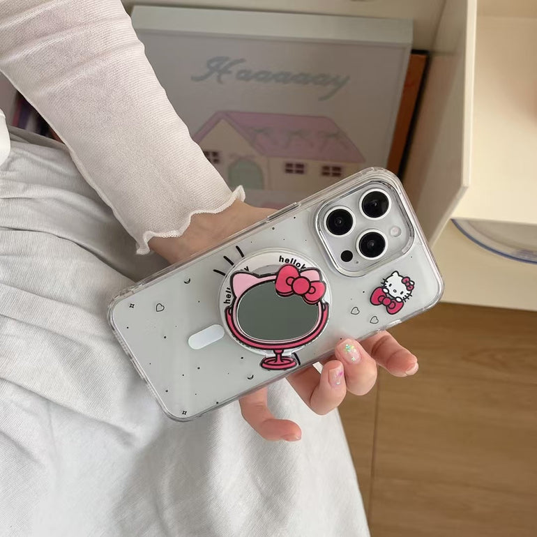 Magsafe Designer Case For iPhone With Kitty Magsafe Holder