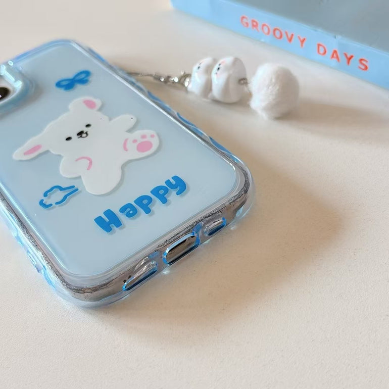 Happy Happy Happy ! Puppy Silicon Case For iPhone