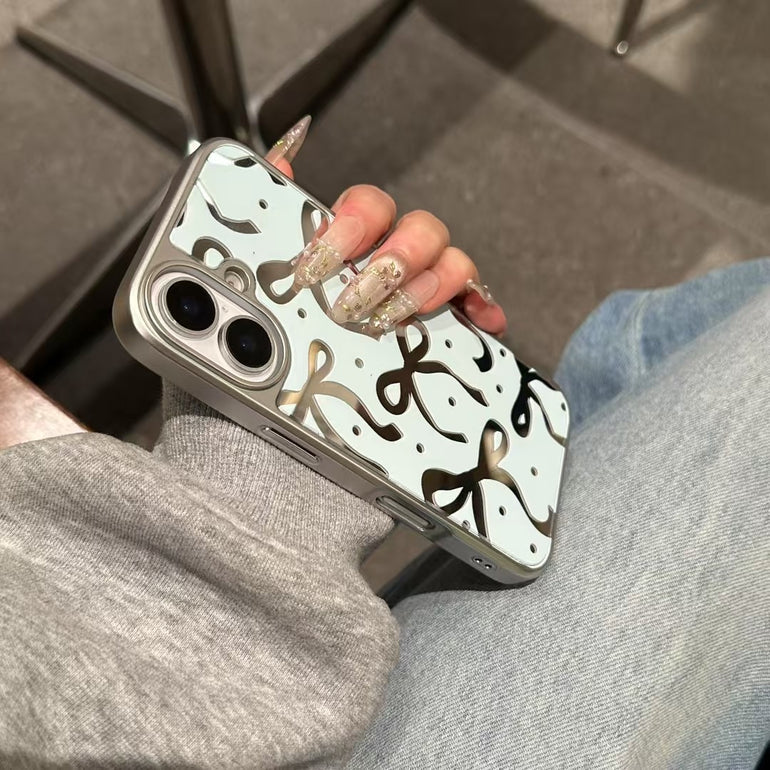 Bow Mirror Designer Case For iPhone