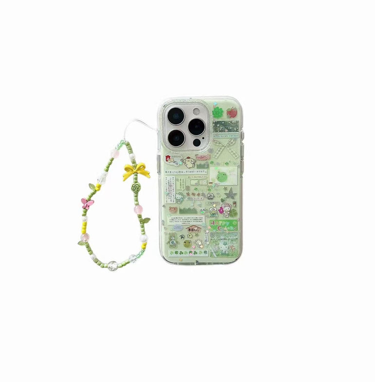 Designer Silicon Case For iPhone With Charm