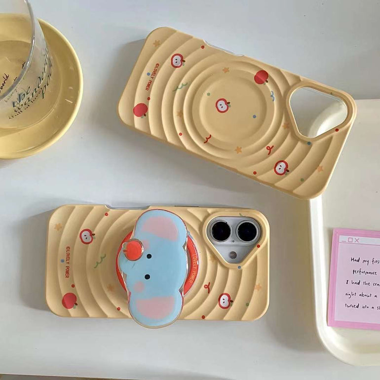 Baby Elephant Ripple Case For iPhone With Magsafe Holder