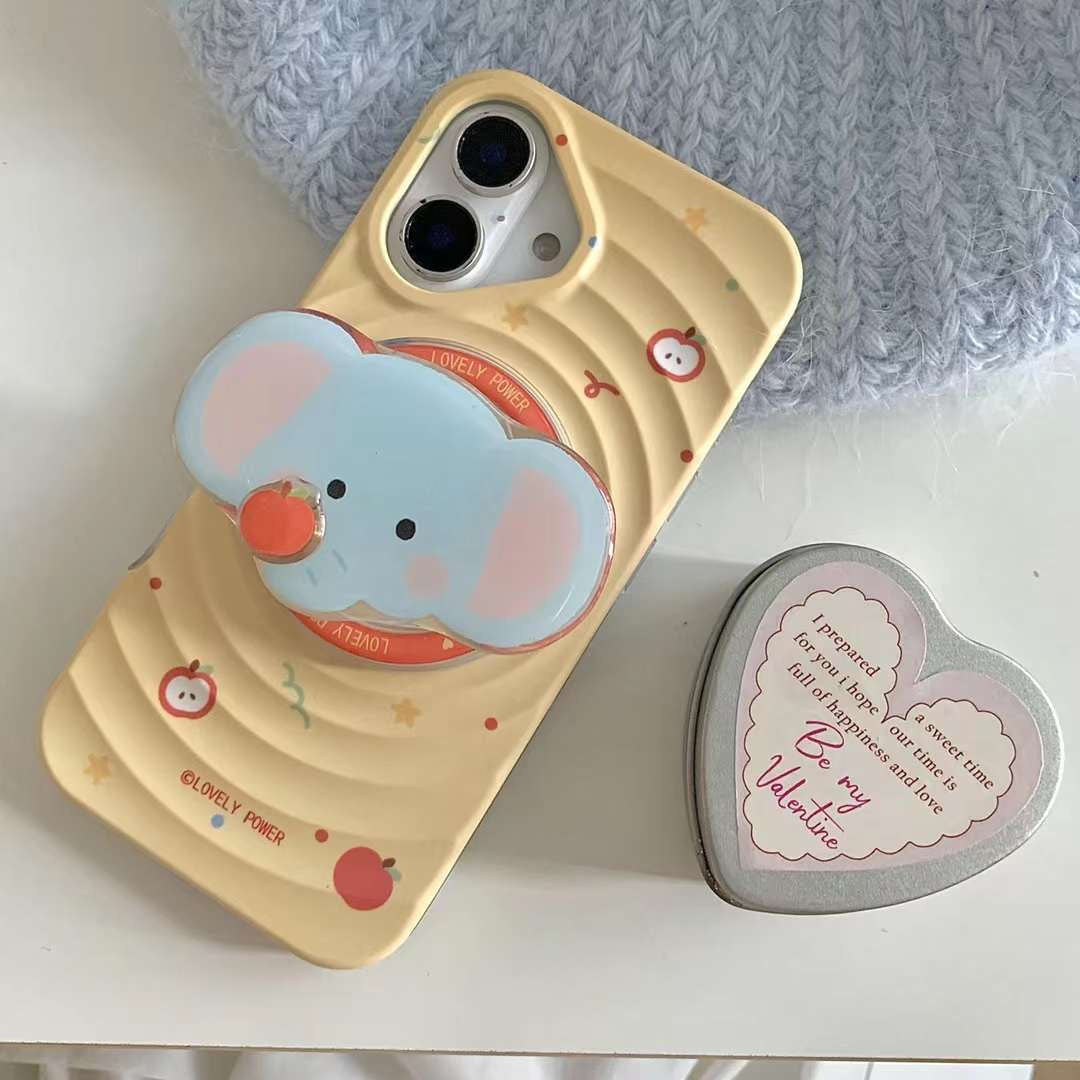 Baby Elephant Ripple Case For iPhone With Magsafe Holder