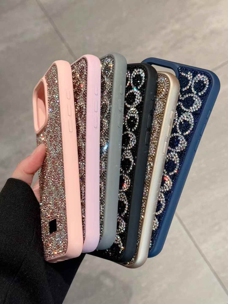 Luxury Branded Rhinestone Case for iPhone