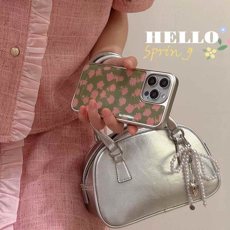 Rose Pattern Case For iPhone