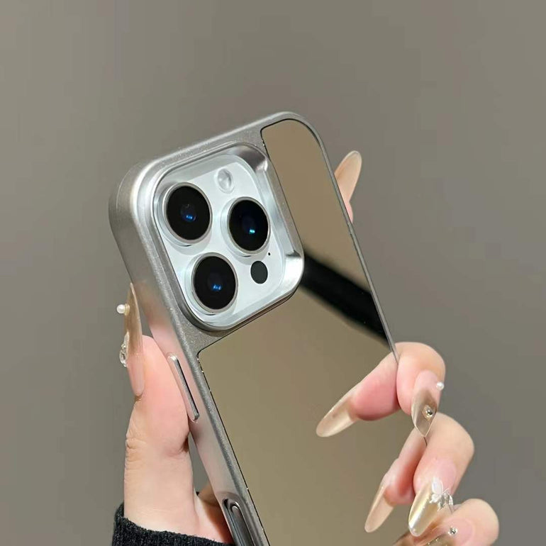 Reflective Mirror Silicon iPhone Case For iPhone