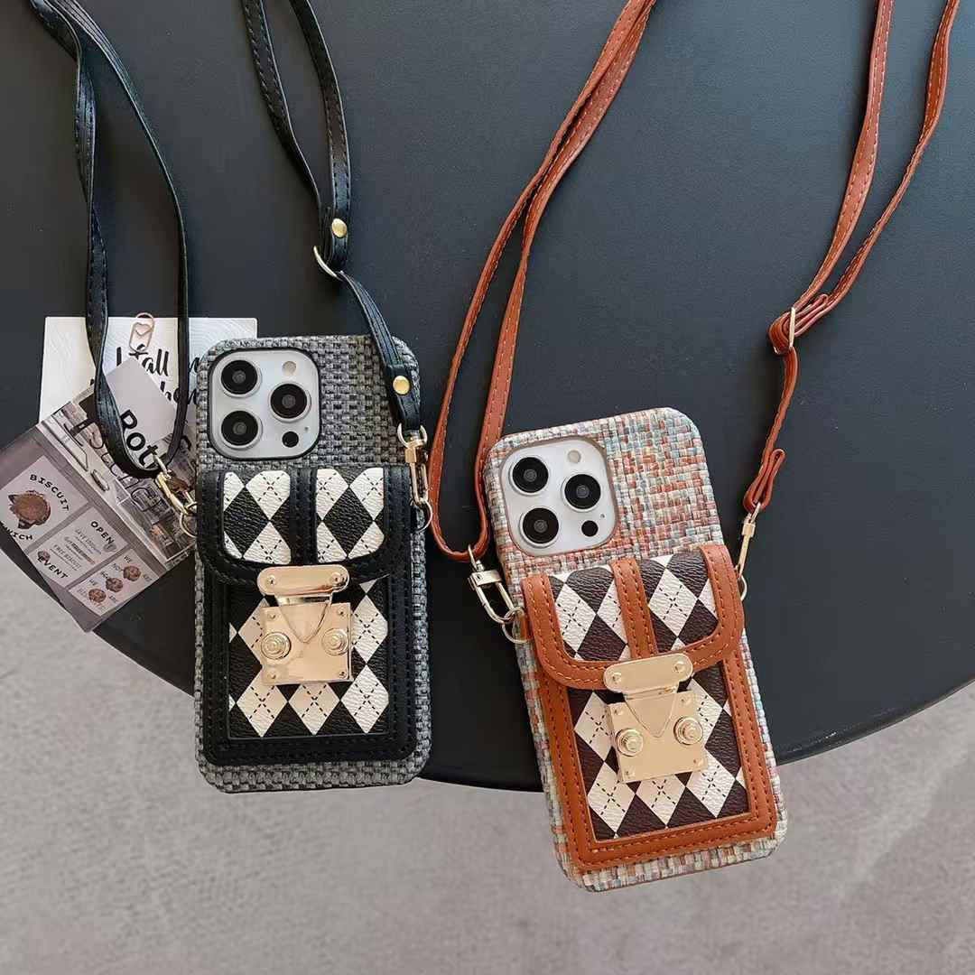 Luxury Leather Flip Case For iPhone With Hand Bracelet