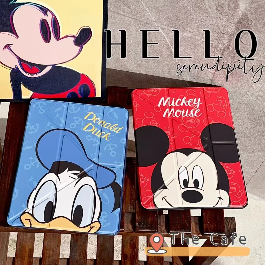Cute Cartoon Protective iPad Case for Kids and Adults