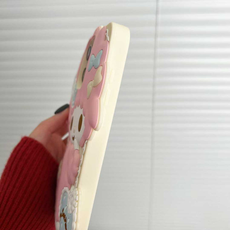 Cute Doll 3D Silicon Case For iPhone