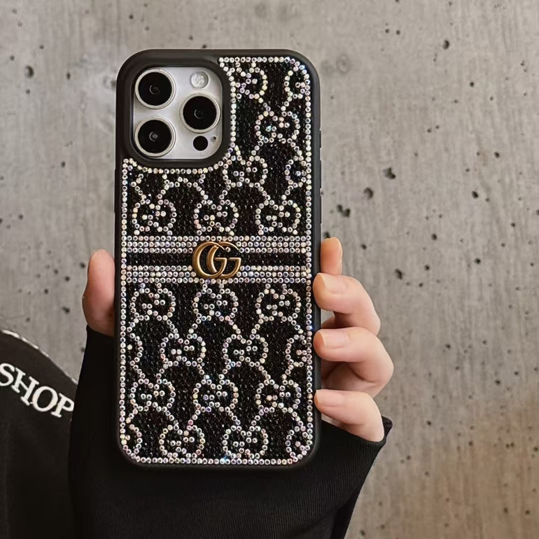 Luxury Rhinestone Pattern iPhone Case