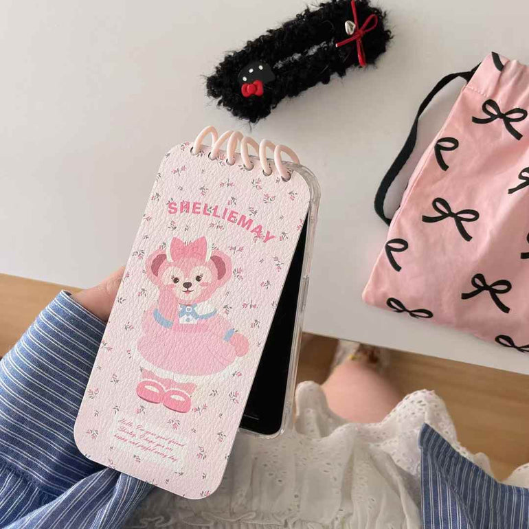 Cute Cartoon Flip Case For iPhone