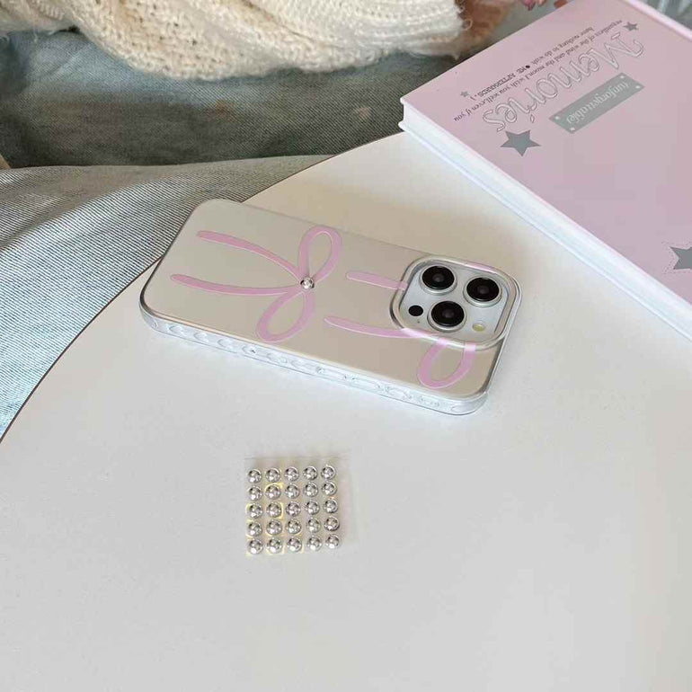 Cute Bow Designer Silicon Case For iPhone