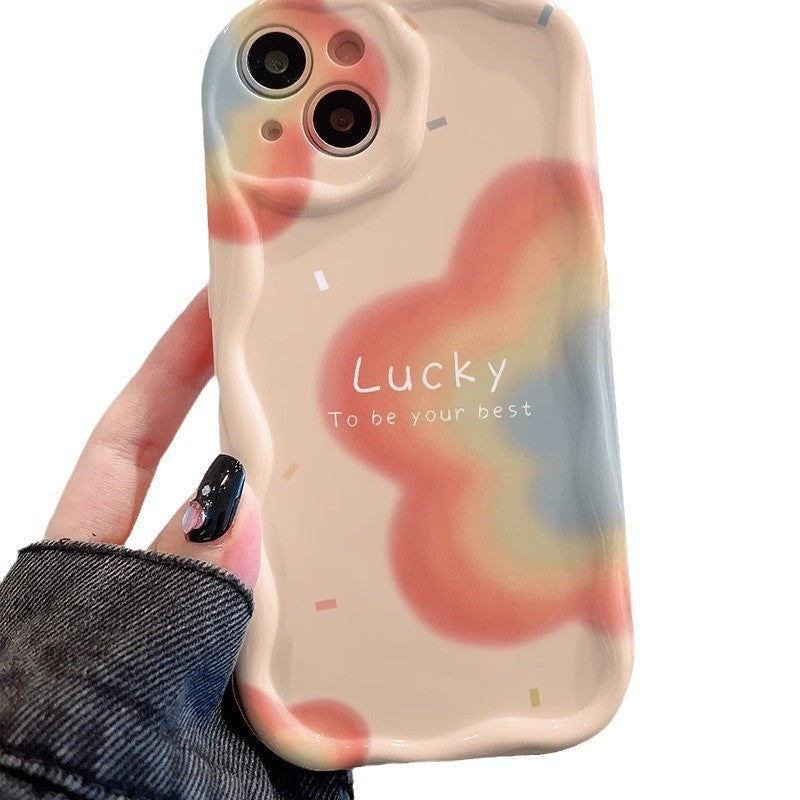 Lucky Gradient Cloud Phone Case for 13/14/15/16/16E (Basic, Pro, Pro-Max)