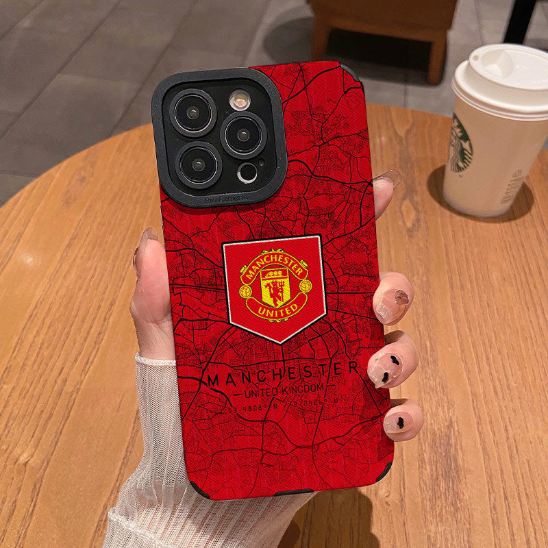 Manchester United iPhone 13/14/15/16/16E Case (Basic, Pro, Pro-Max)