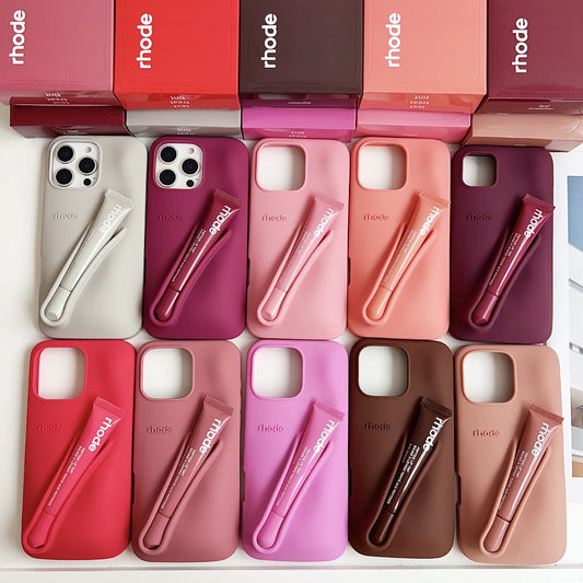 3D silicon lipgloss case for iPhone 11/12/13/13pro/13promax/14/14pro/14promax/15/15pro/15promax/16/16pro/16promax