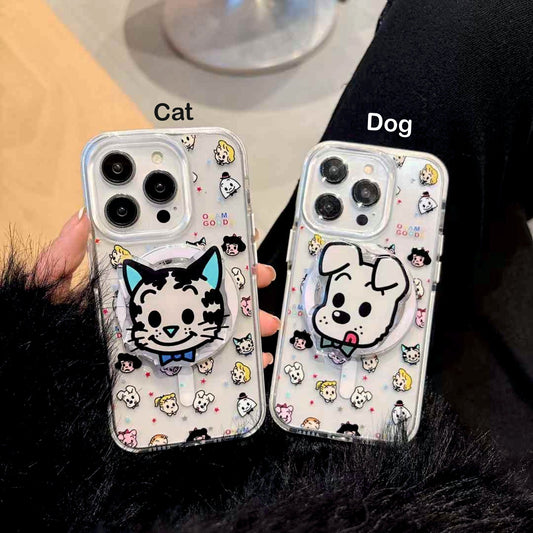 Cute Cartoon Magsafe iPhone Case With Magafe Holder