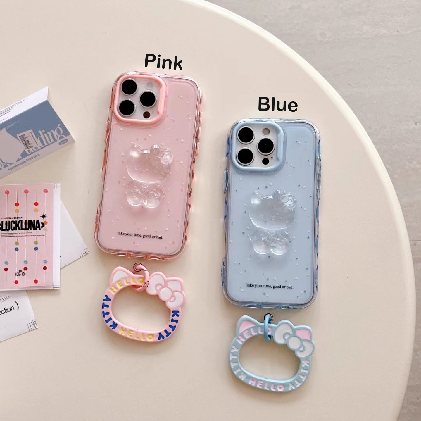 Cute Babies Silicon Case For iPhone With Charm
