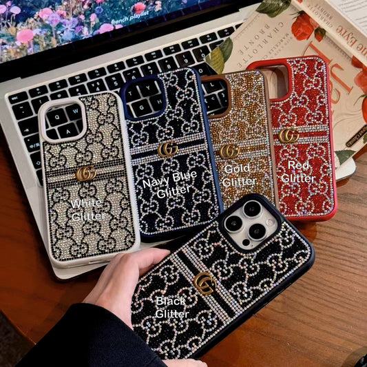Luxury Rhinestone Pattern iPhone Case