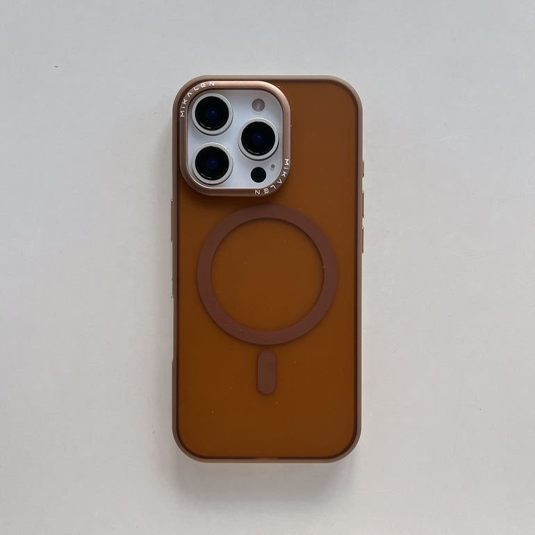 Camera Protection Solid Color Frosted Silicon Case for iPhone