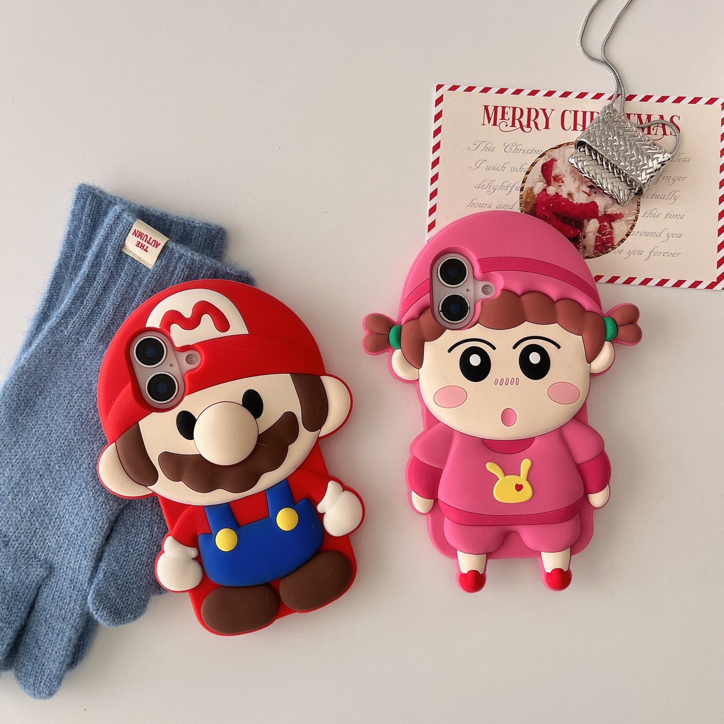 Cute Cartoon 3D Silicon Case for iPhone