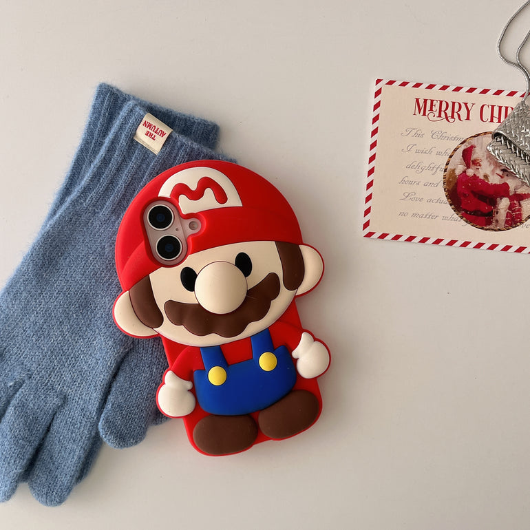 Cute Cartoon 3D Silicon Case for iPhone