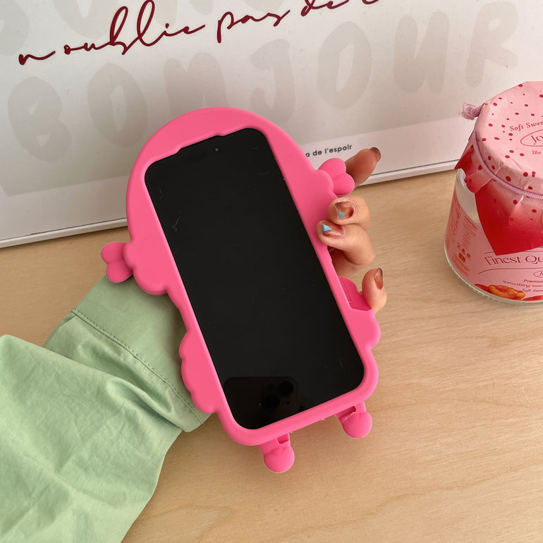 Cute Cartoon 3D Silicon Case for iPhone