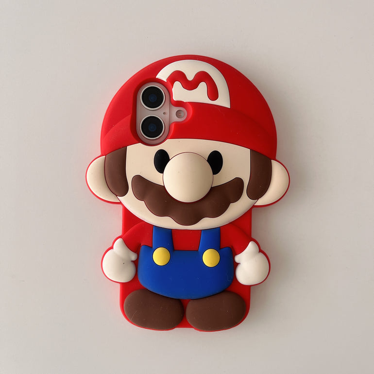 Cute Cartoon 3D Silicon Case for iPhone