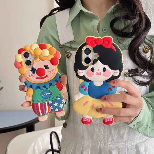 Cute Joker 3D Silicon Case for iPhone