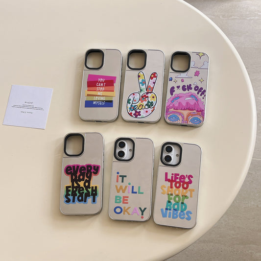 FCK OFF ! Silicon Mirror Designer Case for iPhone