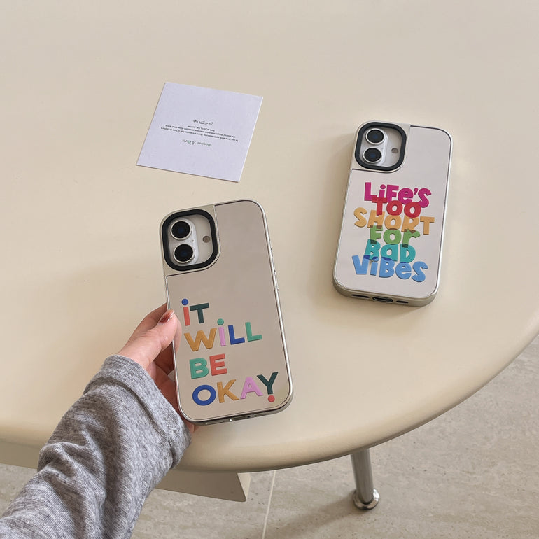 FCK OFF ! Silicon Mirror Designer Case for iPhone